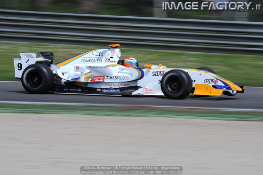 2008-04-26 Monza 1315 Formule Renault 3.5 Series - Miguel Molina